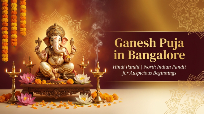 Ganesh Puja Bangalore for auspicious beginnings with Hindi pandit
